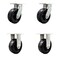 Service Caster 8'' Extra Heavy Duty Phenolic Wheel Caster Set 2 Swivel 2 Rigid , 4PK CRAN-SCC-KP92S830-PHR-2-R-2 - alternate 1